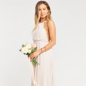 Show Me Your Mumu Amanda Maxi Dress in Ring Crisp